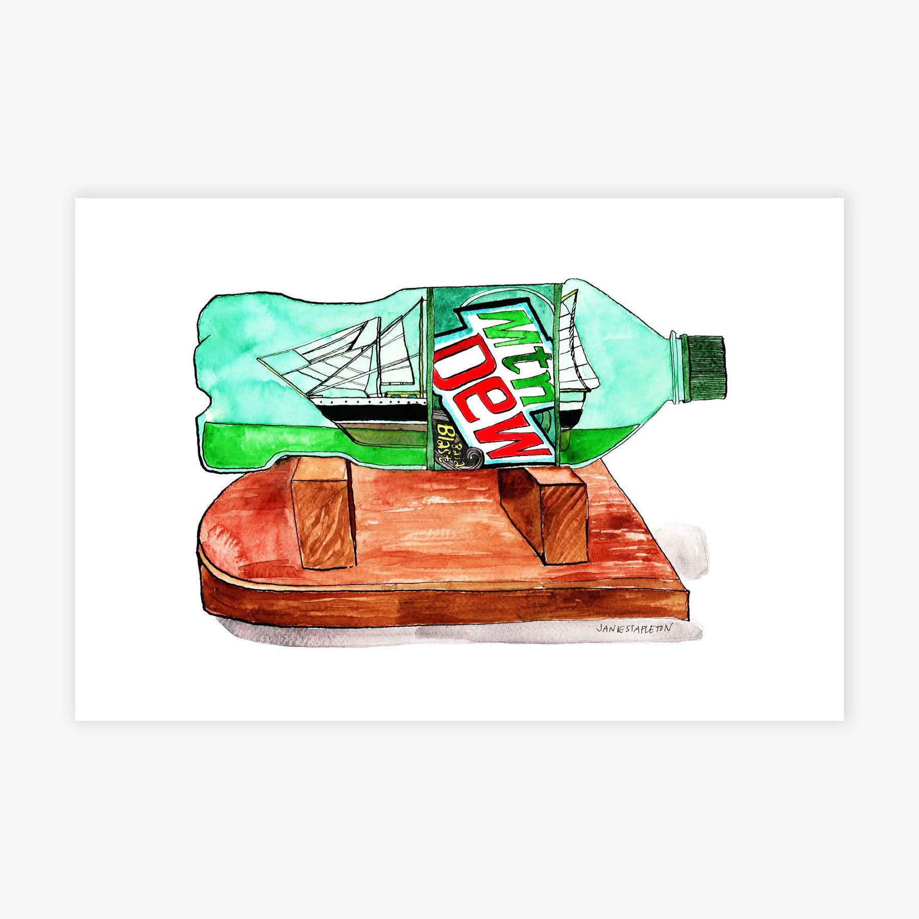 Ship in a Baja Blast Bottle