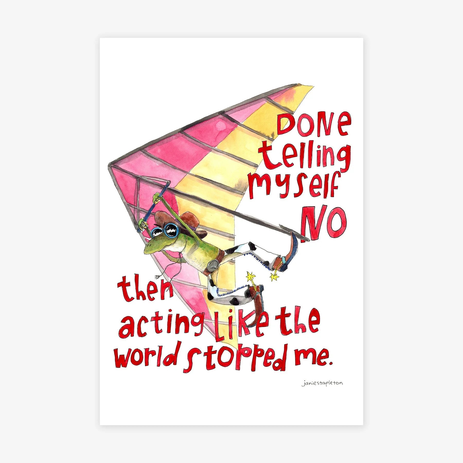 Done Telling Myself No