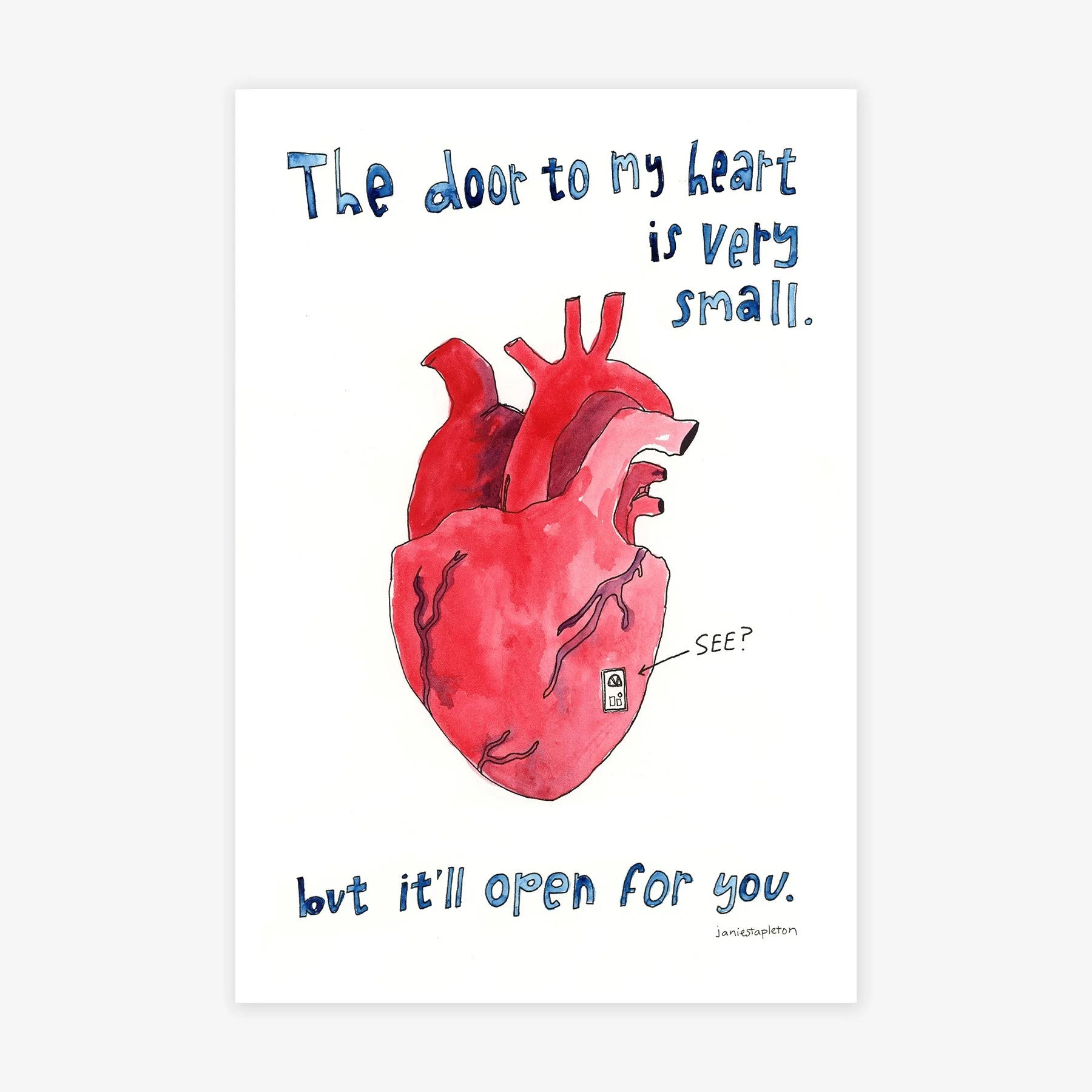 The Door to My Heart is Very Small