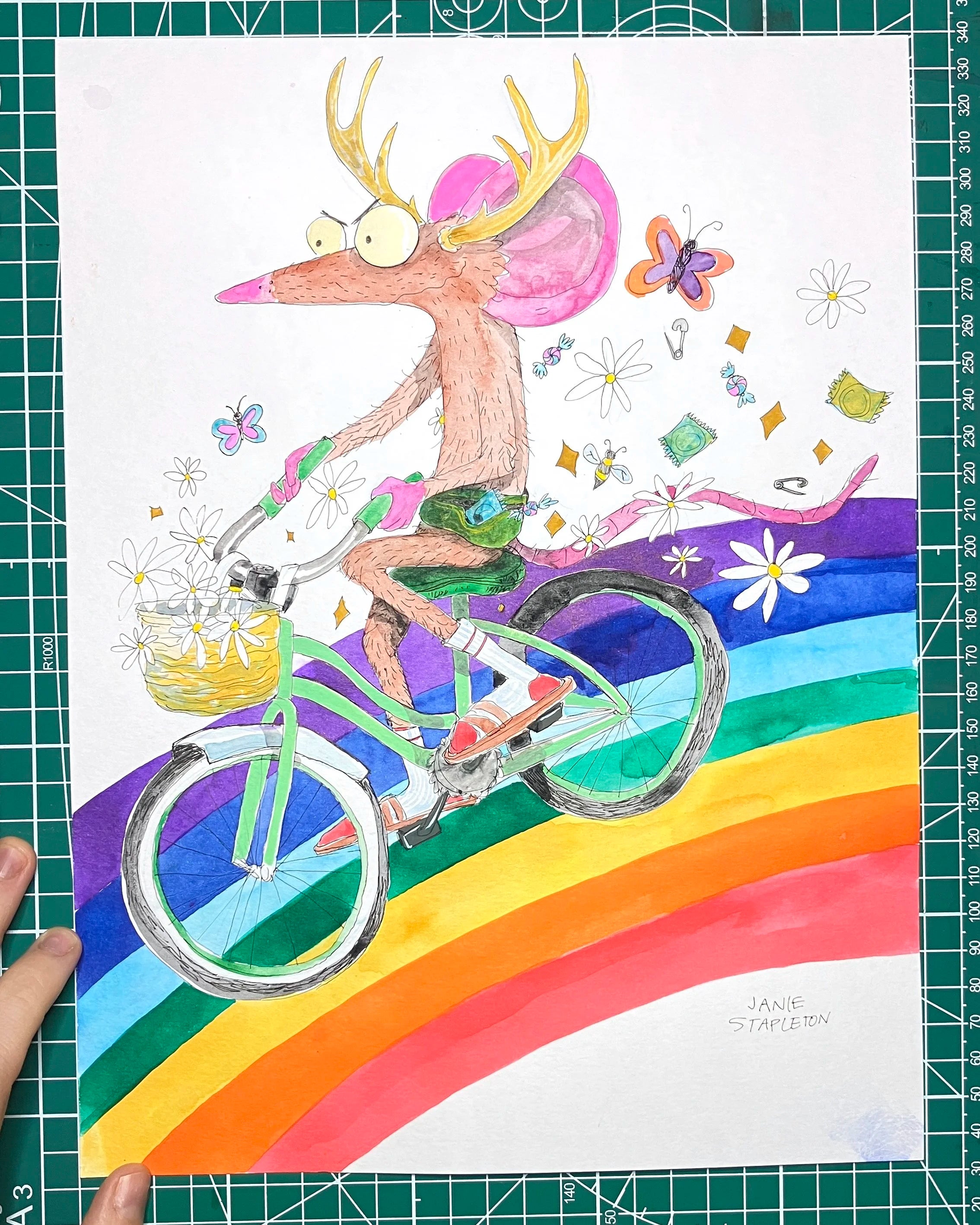 Live Deliciously original art
