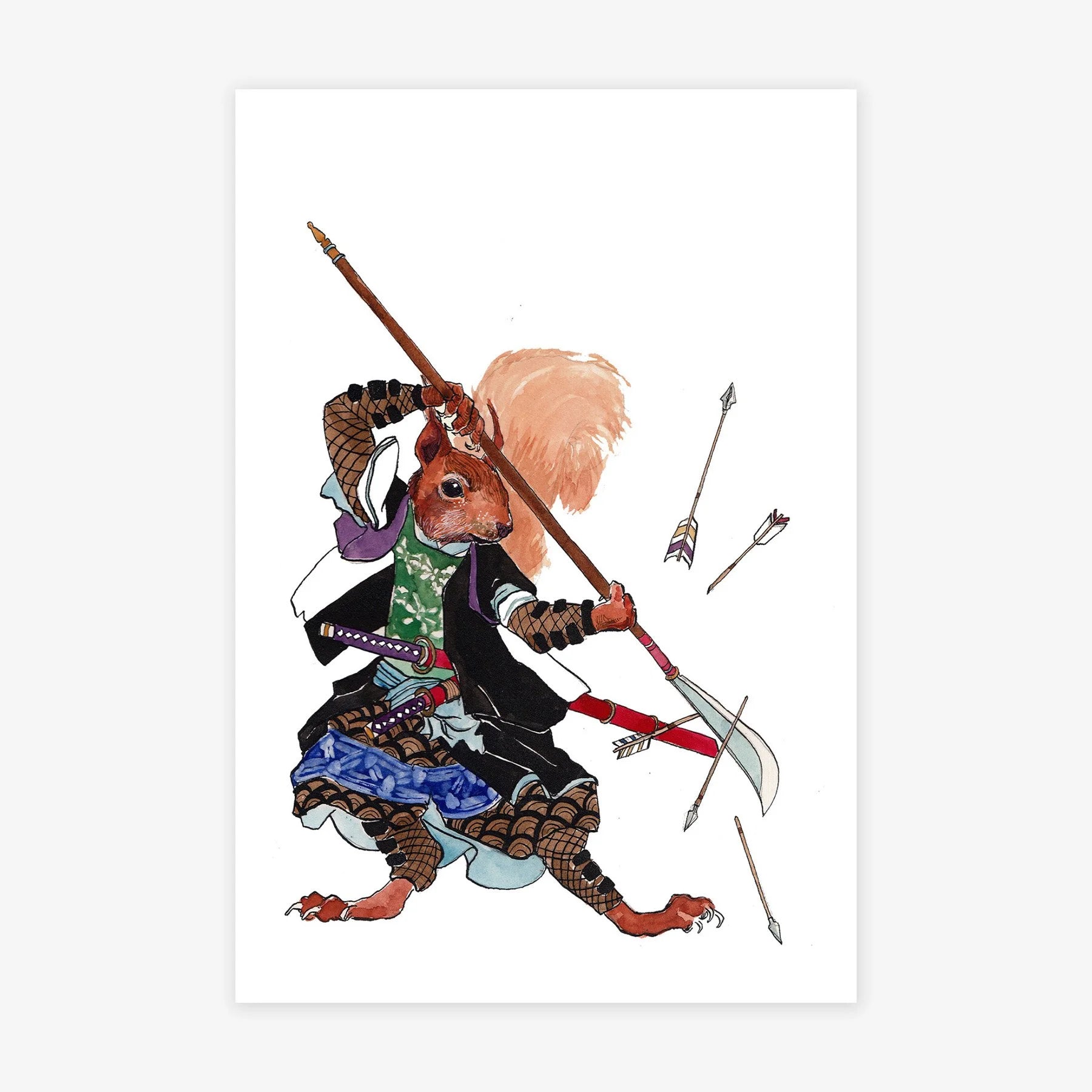 Samurai Squirrel