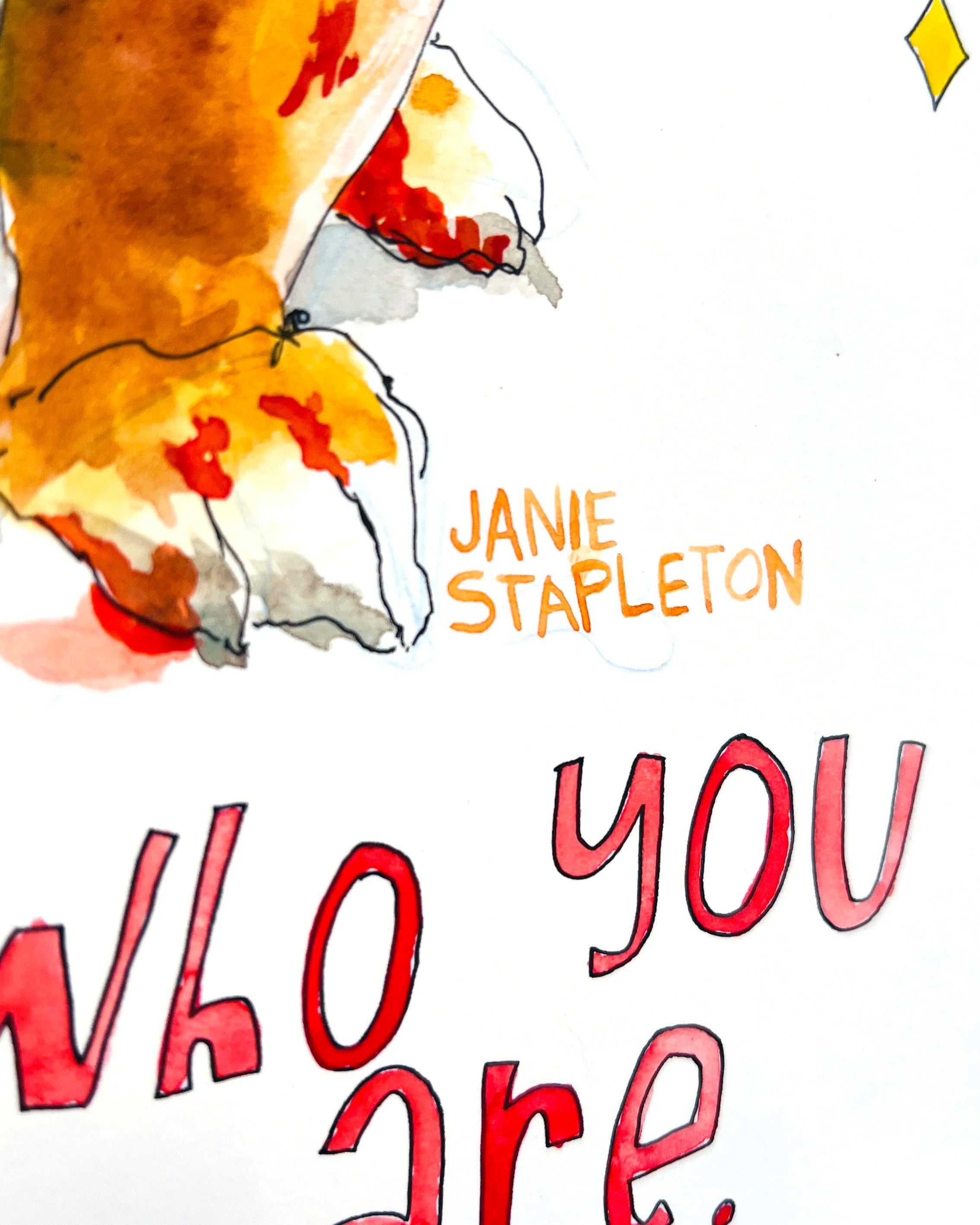 Remember Who You Are original art
