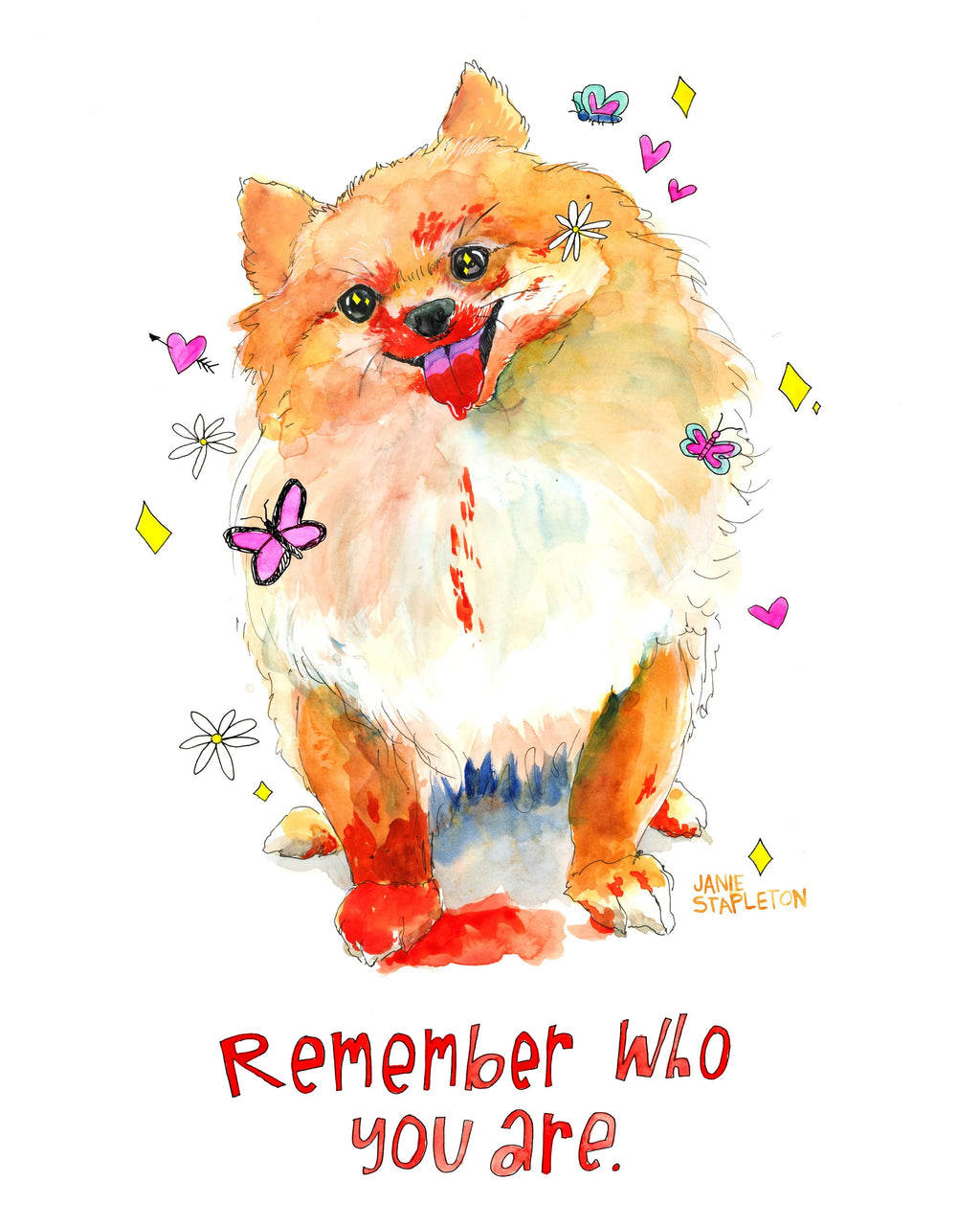 Remember Who You Are original art
