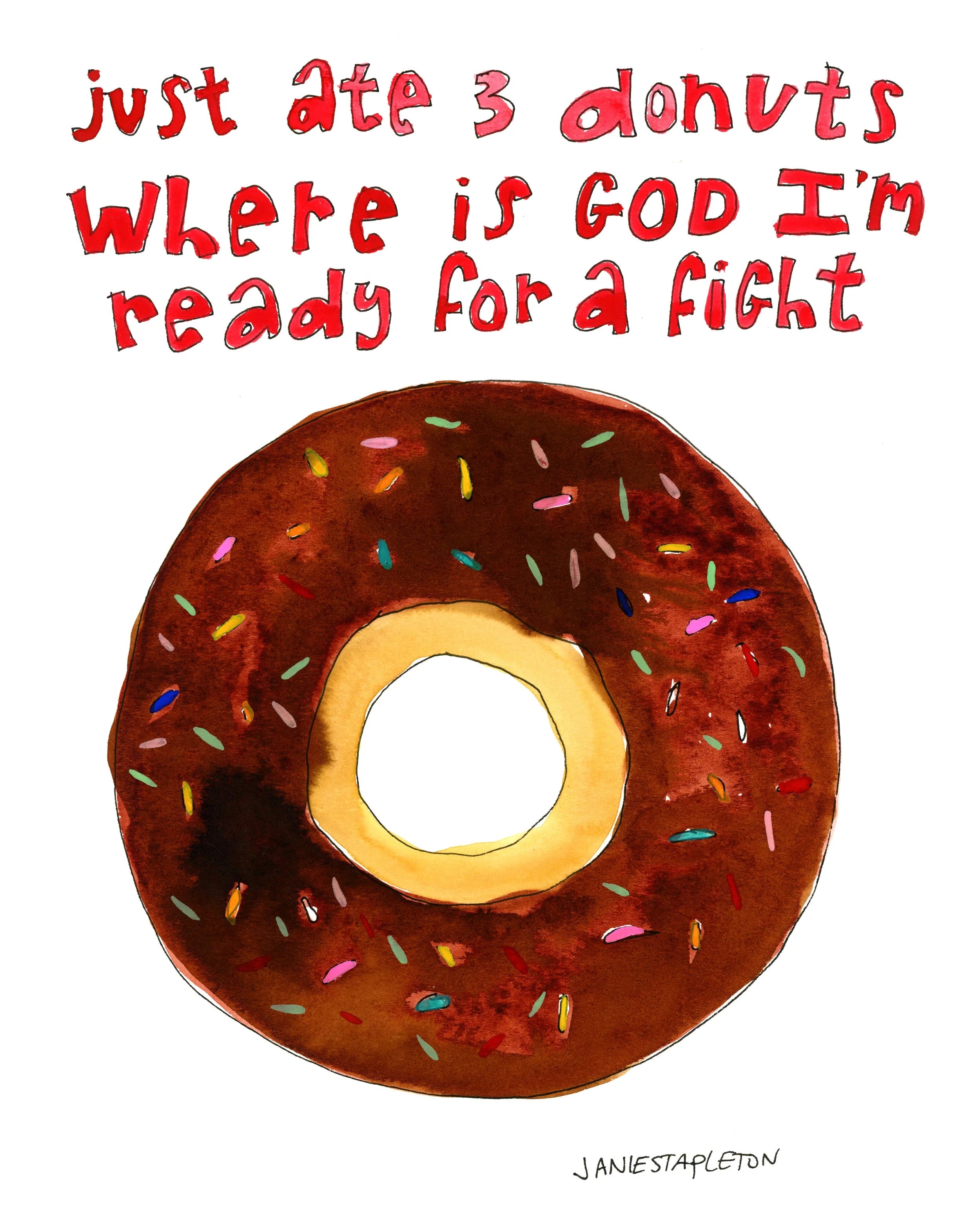 Where is God? original art