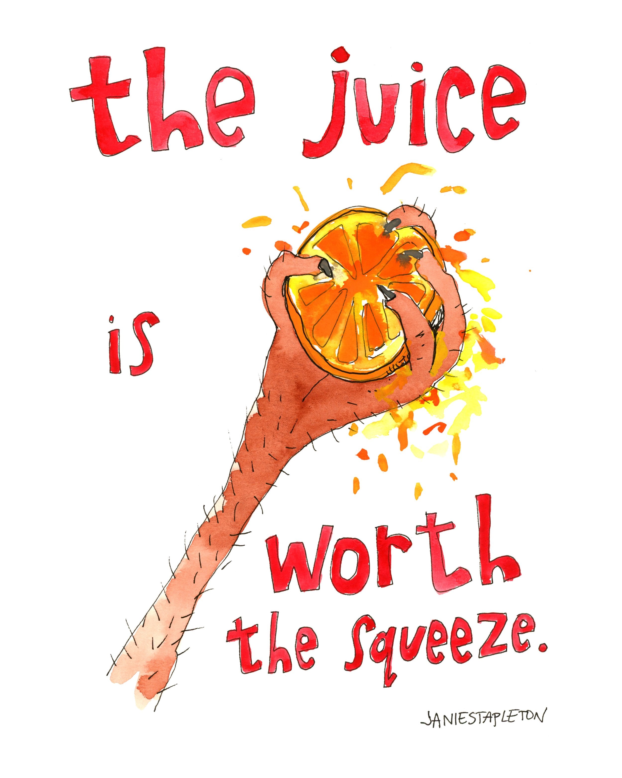 The Juice original art