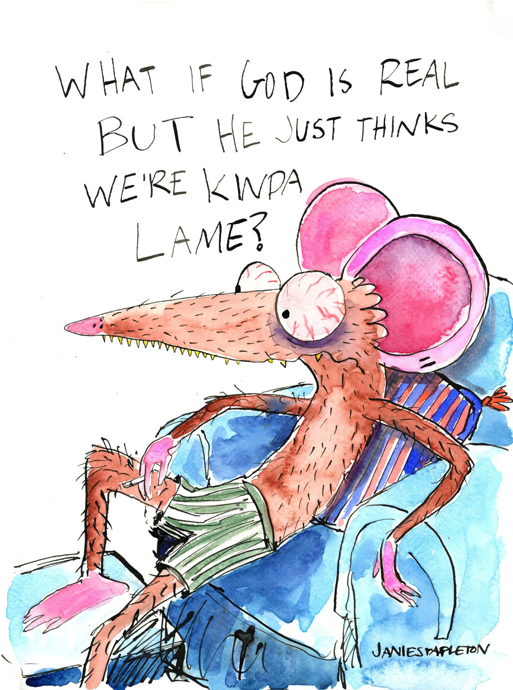 What If God Is Real original art
